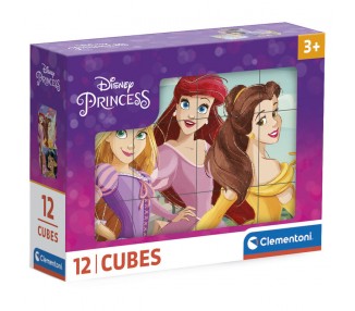 Puzzle cubo Princesas Disney 12pzs