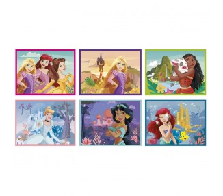 Puzzle cubo Princesas Disney 12pzs
