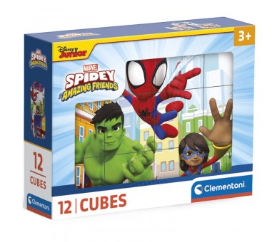 Puzzle cubo Spidey and His Amazing Friends Marvel 12pzs