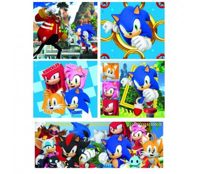 Puzzle Sonic the Hedgehog 18+30+48+60pzs