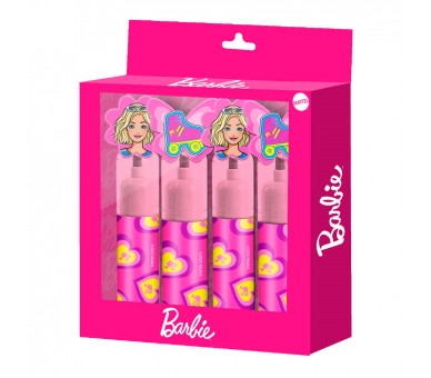 Blister 4 subrayadores Barbie