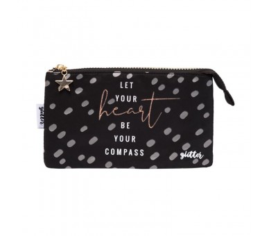 Portatodo Let Your Heart Be Your Compass Glitter triple