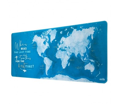 Alfombrilla gaming Mapa del Mundo Acuarela