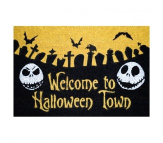 Felpudo Halloween Town Pesadilla Antes de Navidad Disney
