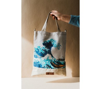 Bolsa shopping La Gran Ola Kanagawa Hokusai