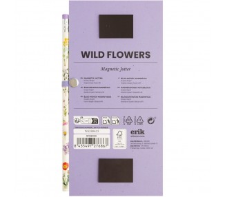 Bloc notas magnetico Wild Flowers