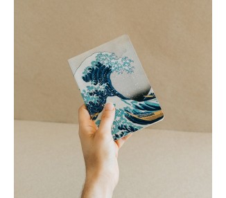 Set 3 cuadernos A6 La Gran Ola de Kanagawa Hokusai
