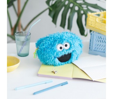 Portatodo felpa Monstruo de las Galletas Barrio Sesamo