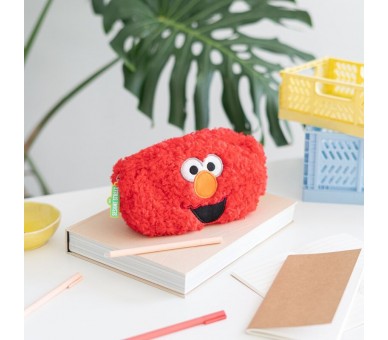 Portatodo felpa Elmo Barrio Sesamo