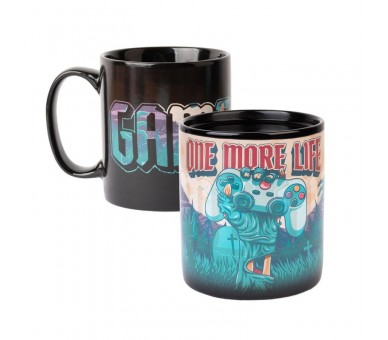 Taza termocolora Gameration One More Life 520ml