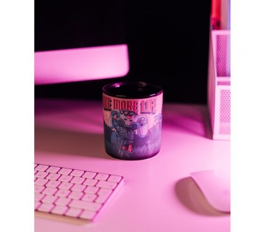 Taza termocolora Gameration One More Life 520ml