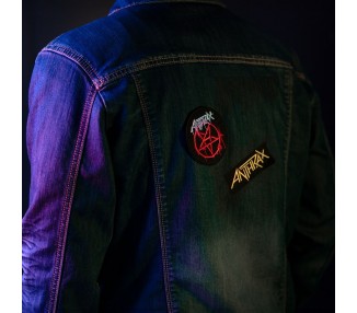 Set 3 parches Anthrax