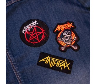 Set 3 parches Anthrax