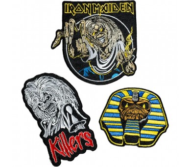 Set 3 parches Iron Maiden