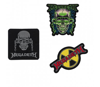 Set 3 parches Megadeth
