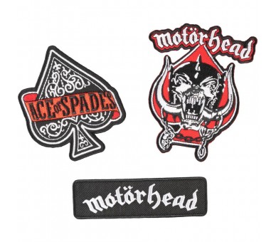 Set 3 parches Motorhead