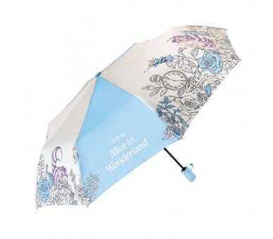 Paraguas plegable automatico Alicia en el Pais de las Maravillas Disney
