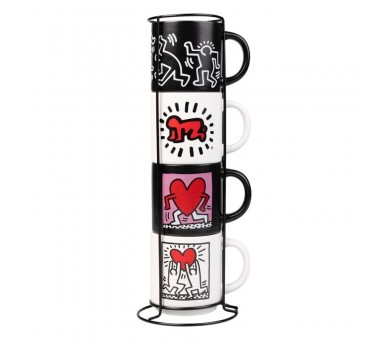 Set 4 tazas Keith Haring