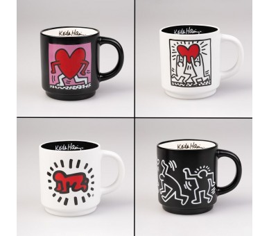 Set 4 tazas Keith Haring