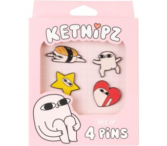 Set 4 pins Ketnipz