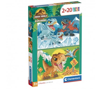 Puzzle Jurassic World 2x20pzs