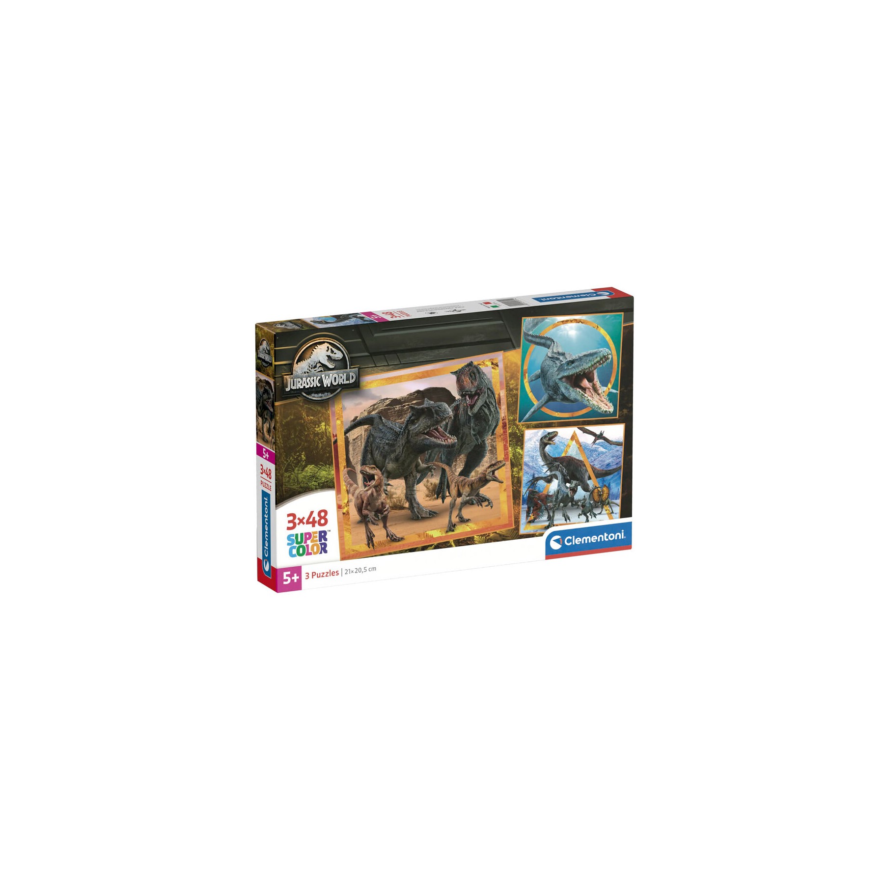 Puzzle Jurassic World 3x48pzs