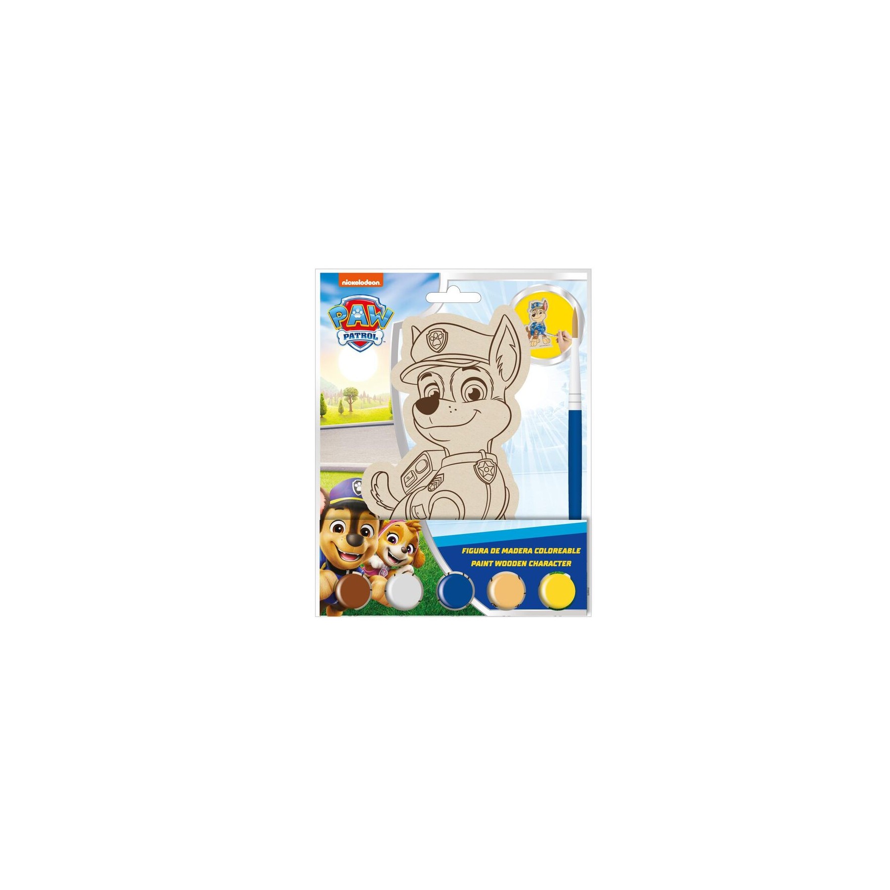 Figura coloreable Patrulla Canina Paw Patrol