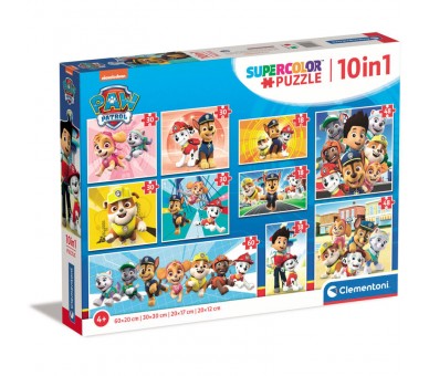 Puzzle Patrulla Canina Paw Patrol 18+30+48+60pzs