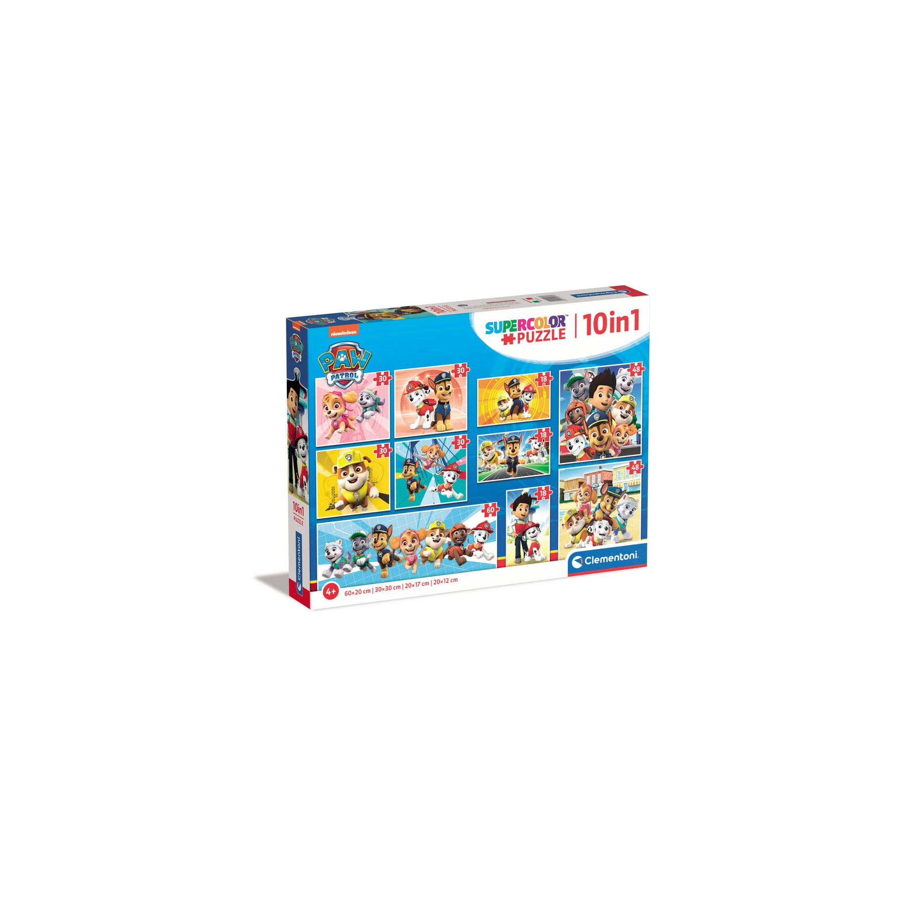 Puzzle Patrulla Canina Paw Patrol 18+30+48+60pzs