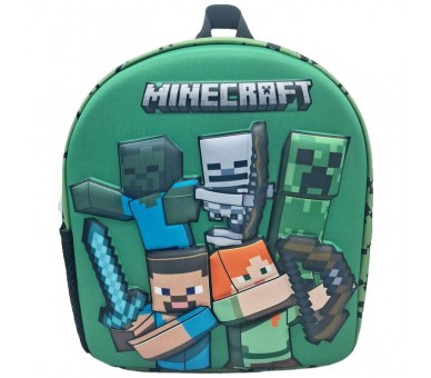 Mochila 3D Minecraft 30cm