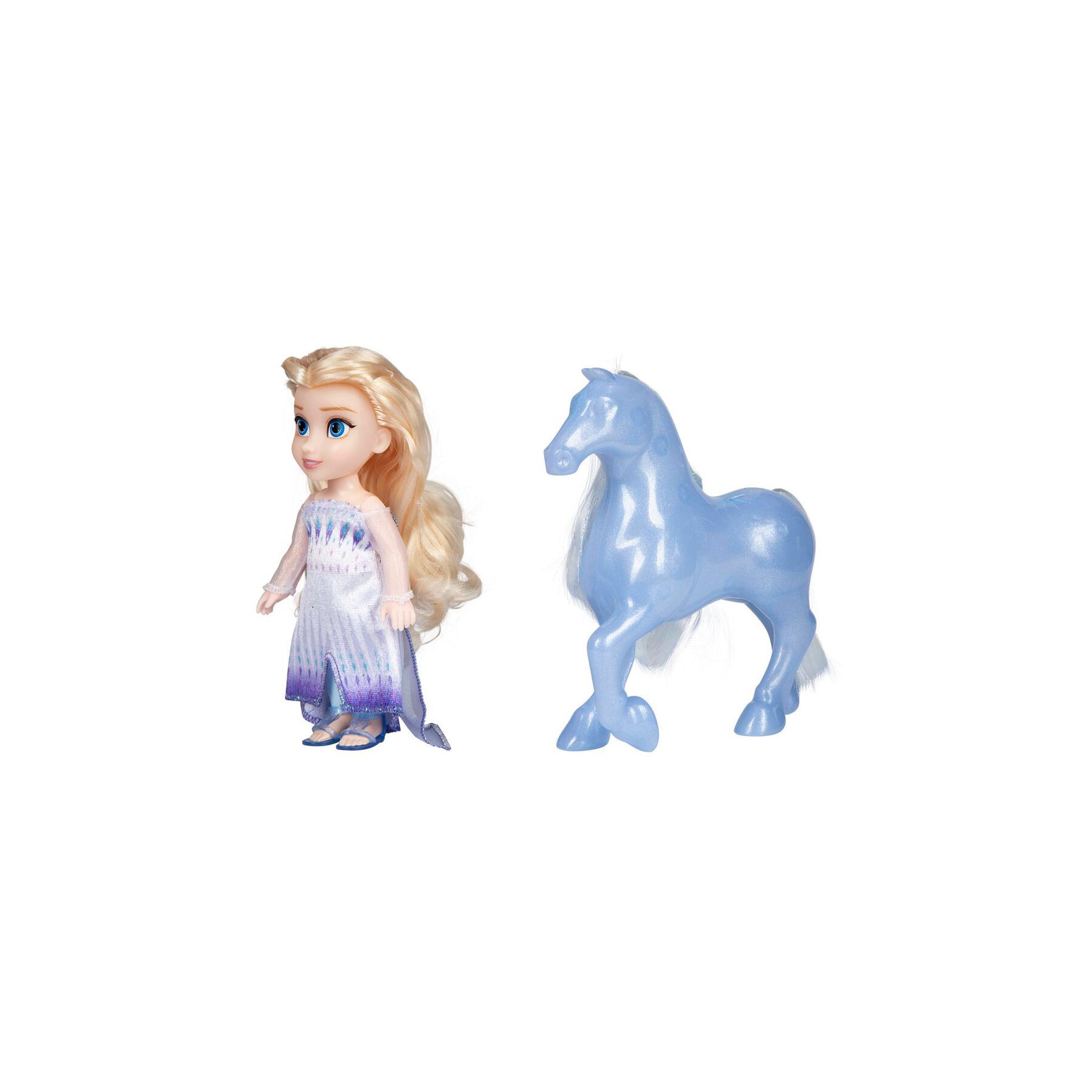 Muñeca Elsa + Nokk Frozen Disney 15cm