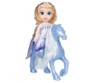 Muñeca Elsa + Nokk Frozen Disney 15cm