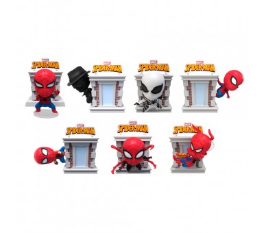 Figura sorpresa Tower Hero Box Spiderman Marvel surtido