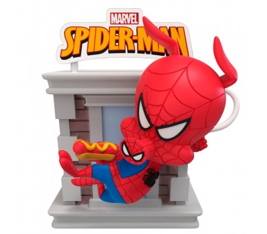 Figura sorpresa Tower Hero Box Spiderman Marvel surtido