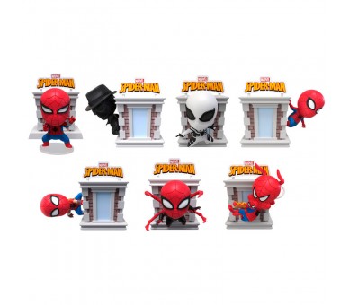 Figura sorpresa Tower Hero Box Spiderman Marvel surtido
