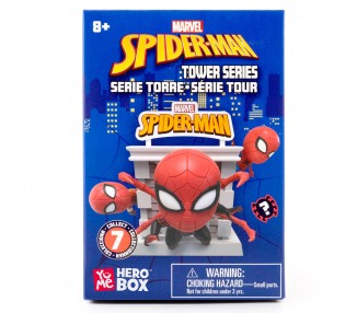 Figura sorpresa Tower Hero Box Spiderman Marvel surtido