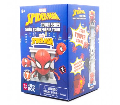 Figura sorpresa Tower Hero Box Spiderman Marvel surtido