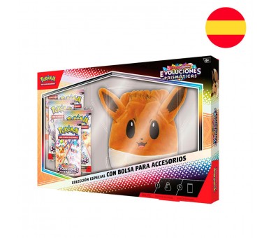Blister juego cartas coleccionables Evoluciones Prismaticas Pokemon español