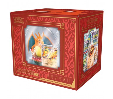 Estuche juego cartas coleccionables Charizard Pokemon ingles