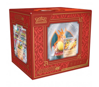 Estuche juego cartas coleccionables Charizard Pokemon ingles