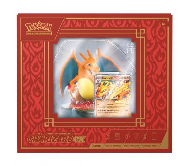 Estuche juego cartas coleccionables Charizard Pokemon ingles