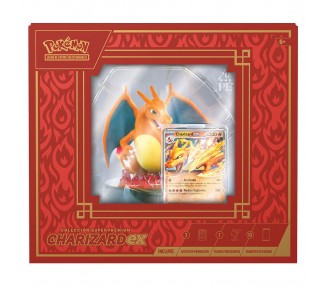 Estuche juego cartas coleccionables Charizard Pokemon ingles