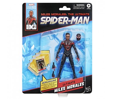 Figura Miles Morales Ultimate Spider-Man Marvel Legends 15cm