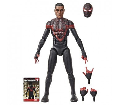 Figura Miles Morales Ultimate Spider-Man Marvel Legends 15cm