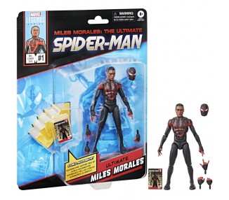 Figura Miles Morales Ultimate Spider-Man Marvel Legends 15cm