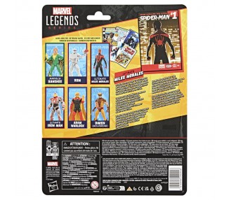 Figura Miles Morales Ultimate Spider-Man Marvel Legends 15cm