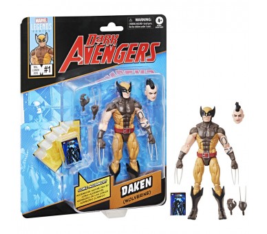 Figura Daken Wolverine Dark Avengers Marvel Legends 15cm