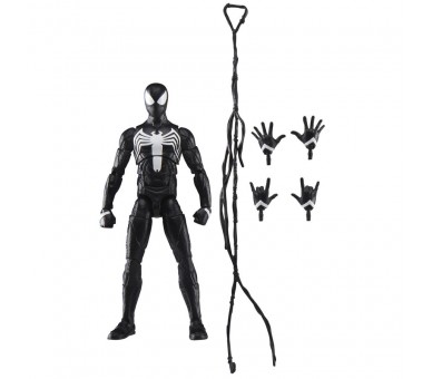 Figura Peter Parker Black Suit Spider-Man 2 Marvel Legends 15cm