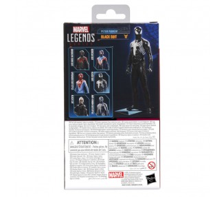 Figura Peter Parker Black Suit Spider-Man 2 Marvel Legends 15cm