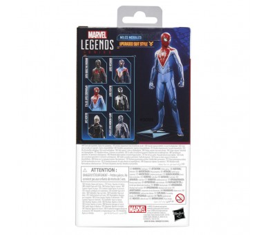 Figura Miles Morales Upgraded Suit Style Spider-Man 2 Marvel Legends 15cm